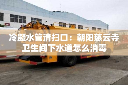 冷凝水管清掃口：朝陽慈云寺衛生間下水道怎么消毒