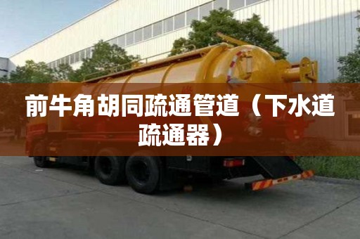 前牛角胡同疏通管道（下水道疏通器）