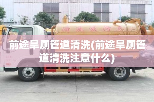 前途旱廁管道清洗(前途旱廁管道清洗注意什么)