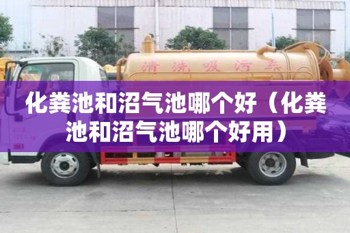 化糞池和沼氣池哪個(gè)好（化糞池和沼氣池哪個(gè)好用）