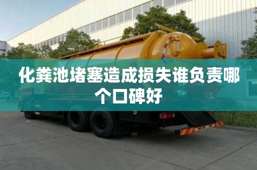 化糞池堵塞造成損失誰負責哪個口碑好
