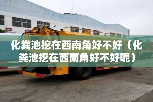 化糞池挖在西南角好不好（化糞池挖在西南角好不好呢）