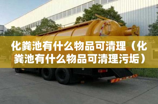化糞池有什么物品可清理（化糞池有什么物品可清理污垢）