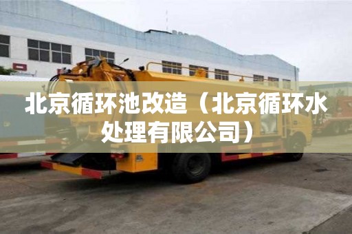 北京循環池改造（北京循環水處理有限公司）