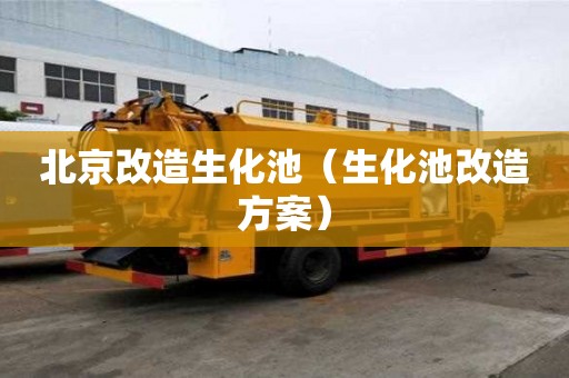 北京改造生化池（生化池改造方案）