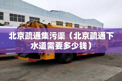 北京疏通集污渠（北京疏通下水道需要多少錢）