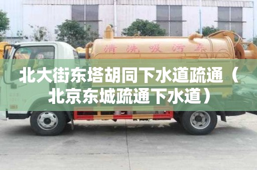 北大街東塔胡同下水道疏通（北京東城疏通下水道）