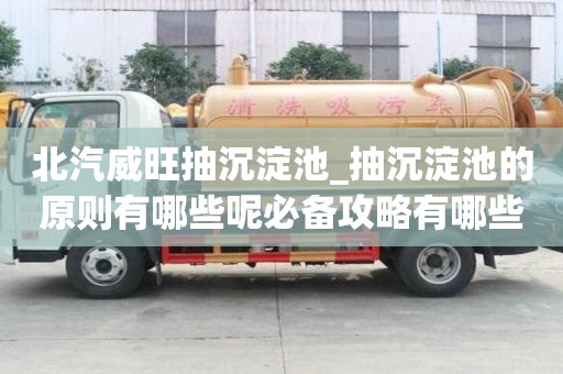 北汽威旺抽沉淀池_抽沉淀池的原則有哪些呢必備攻略有哪些
