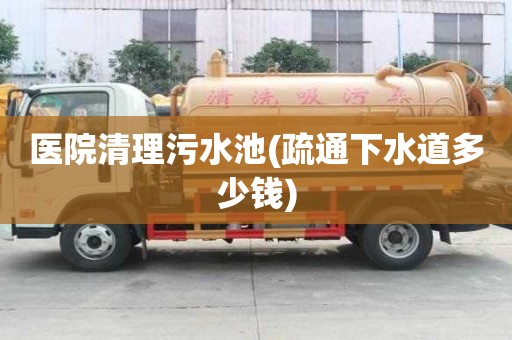 醫院清理污水池(疏通下水道多少錢)