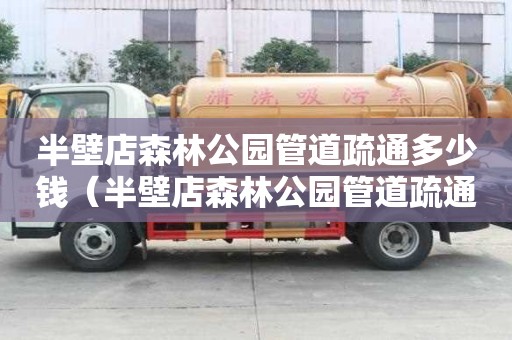 半壁店森林公園管道疏通多少錢(半壁店森林公園管道疏通多少錢一次) 半壁店森林公園管道疏通多少錢(半壁店森林公園管道疏通多少錢一次)