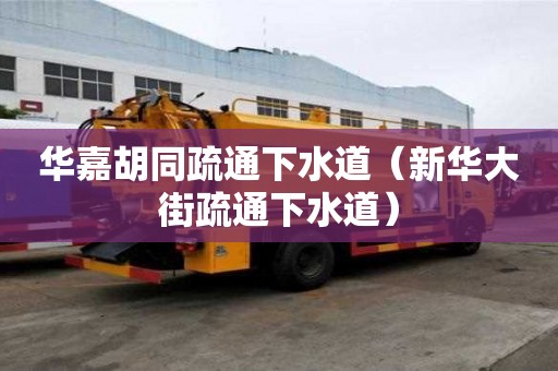 華嘉胡同疏通下水道（新華大街疏通下水道）