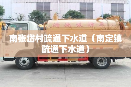 南張岱村疏通下水道（南定鎮疏通下水道）