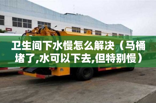 衛(wèi)生間下水慢怎么解決（馬桶堵了,水可以下去,但特別慢）