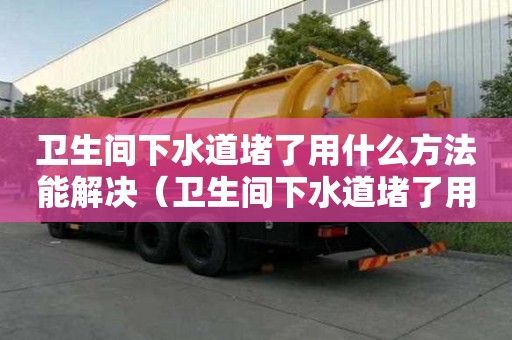衛生間下水道堵了用什么方法能解決（衛生間下水道堵了用什么方法能解決呢）