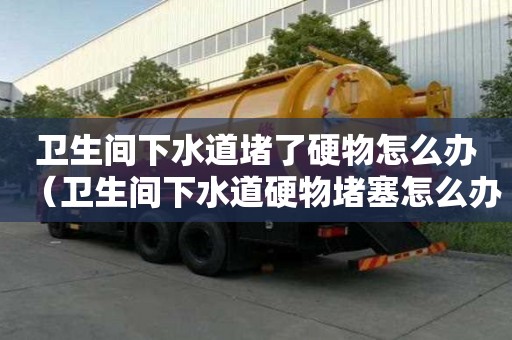 衛生間下水道堵了硬物怎么辦（衛生間下水道硬物堵塞怎么辦）