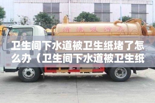 衛(wèi)生間下水道被衛(wèi)生紙堵了怎么辦（衛(wèi)生間下水道被衛(wèi)生紙堵了怎么辦呢）