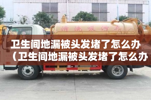 衛生間地漏被頭發堵了怎么辦（衛生間地漏被頭發堵了怎么辦妙招）