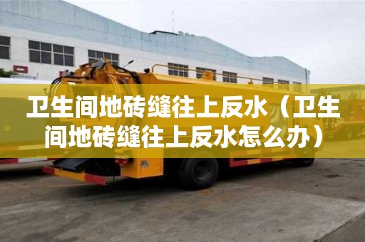 衛生間地磚縫往上反水（衛生間地磚縫往上反水怎么辦）