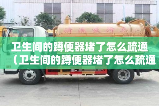 衛生間的蹲便器堵了怎么疏通（衛生間的蹲便器堵了怎么疏通管道）