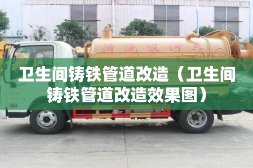 衛生間鑄鐵管道改造（衛生間鑄鐵管道改造效果圖）
