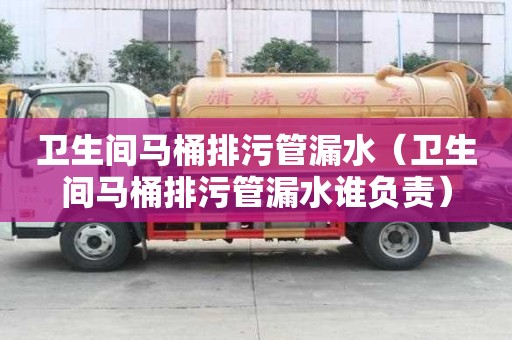 衛生間馬桶排污管漏水（衛生間馬桶排污管漏水誰負責）