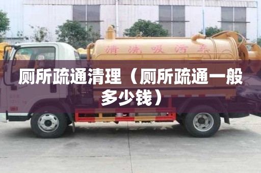 廁所疏通清理（廁所疏通一般多少錢）