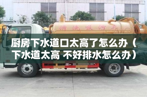廚房下水道口太高了怎么辦（下水道太高 不好排水怎么辦）