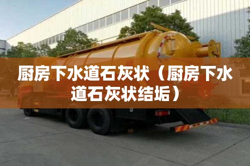 廚房下水道石灰狀（廚房下水道石灰狀結(jié)垢）
