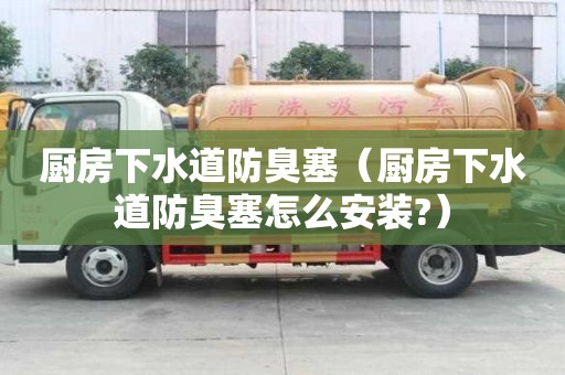 廚房下水道防臭塞（廚房下水道防臭塞怎么安裝?）