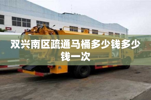 雙興南區疏通馬桶多少錢多少錢一次