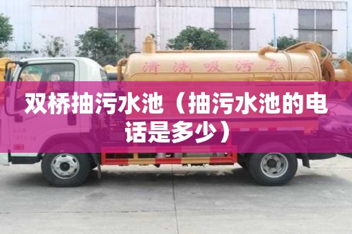 雙橋抽污水池（抽污水池的電話是多少）