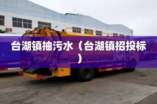 臺湖鎮抽污水（臺湖鎮招投標）