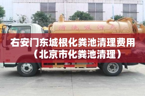 右安門東城根化糞池清理費用（北京市化糞池清理）