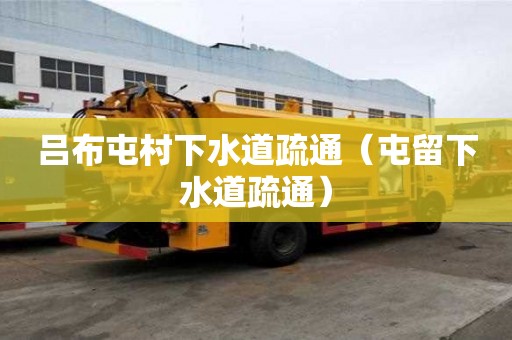 呂布屯村下水道疏通（屯留下水道疏通）