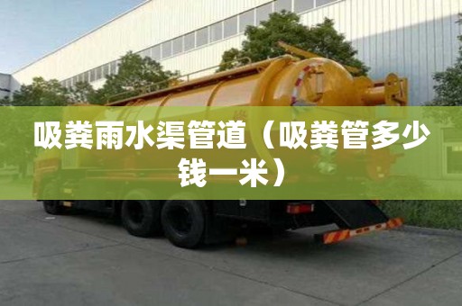 吸糞雨水渠管道（吸糞管多少錢一米）
