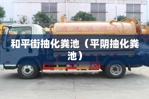 和平街抽化糞池（平陰抽化糞池）