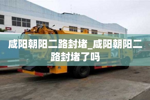 咸陽朝陽二路封堵_咸陽朝陽二路封堵了嗎