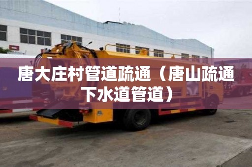 唐大莊村管道疏通（唐山疏通下水道管道）
