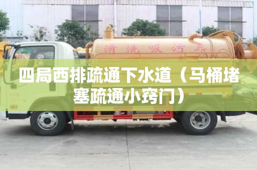 四局西排疏通下水道（馬桶堵塞疏通小竅門）