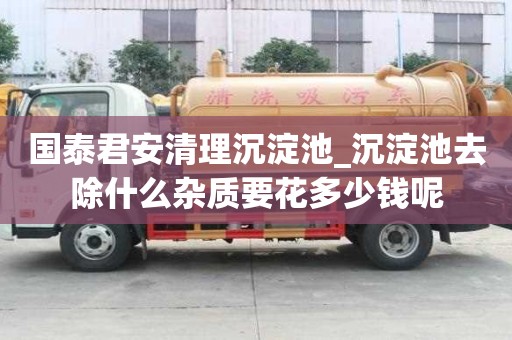 國(guó)泰君安清理沉淀池_沉淀池去除什么雜質(zhì)要花多少錢(qián)呢