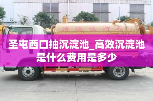 圣屯西口抽沉淀池_高效沉淀池是什么費(fèi)用是多少