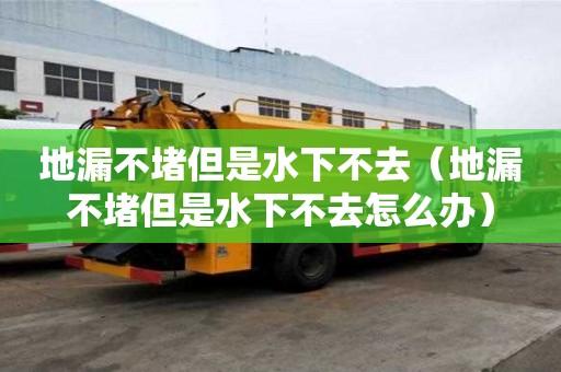 地漏不堵但是水下不去（地漏不堵但是水下不去怎么辦）