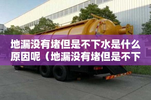 地漏沒有堵但是不下水是什么原因呢（地漏沒有堵但是不下水是什么原因呢視頻）