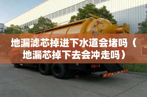地漏濾芯掉進下水道會堵嗎（地漏芯掉下去會沖走嗎）