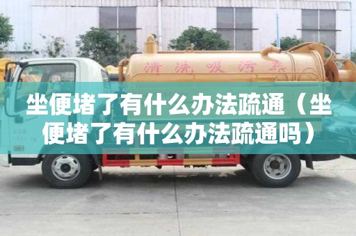 坐便堵了有什么辦法疏通（坐便堵了有什么辦法疏通嗎）