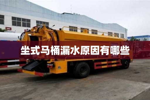 坐式馬桶漏水原因有哪些