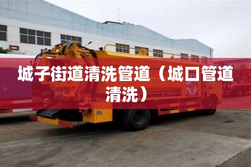 城子街道清洗管道（城口管道清洗）