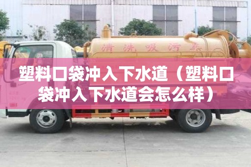 塑料口袋沖入下水道（塑料口袋沖入下水道會怎么樣）