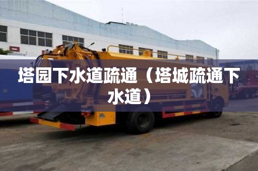 塔園下水道疏通（塔城疏通下水道）