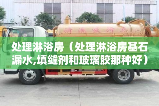 處理淋浴房（處理淋浴房基石漏水,填縫劑和玻璃膠那種好）